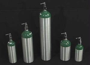 Aluminum Aviation Oxygen Cylinders